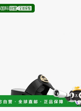 自营michael korsHannah Jelly T恤凉鞋-黑色 美国奥莱直发