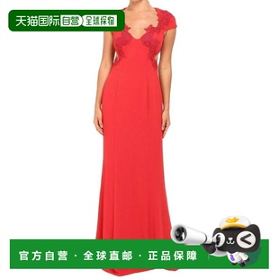 连衣裙蕾丝时尚 1小时内可退 女士 marchesa 缎面长裙 美国直邮