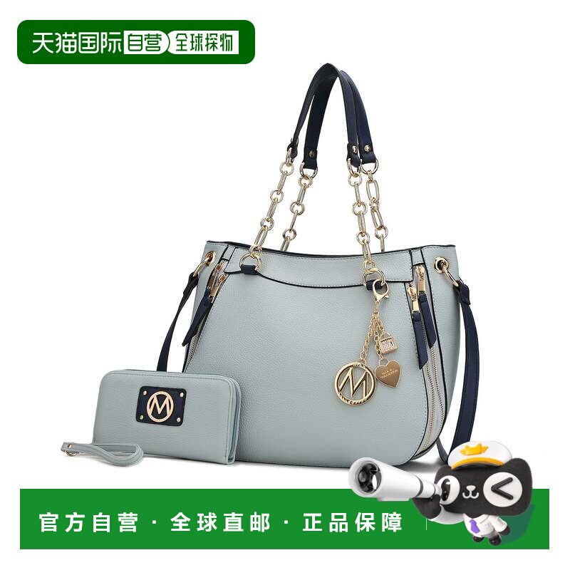 自营mia k collectionLina 女士单肩包和钱包套装，Mia K 出品 -图片