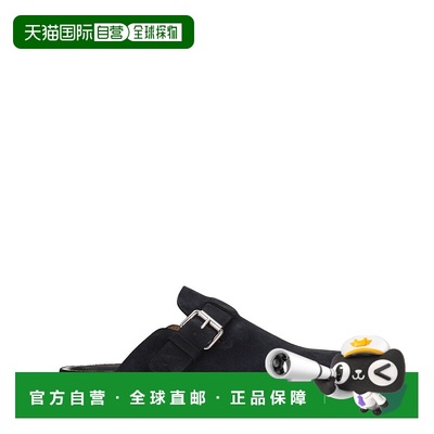 自营 Isabel Marant Leather Men's Slipper - black 美国奥莱直