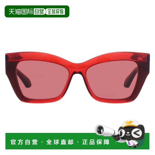自营salvatore ferragamoFerragamo Red Cat Eye Ladies Sunglass