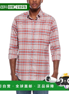 自营J.McLaughlin Collis衬衫-红色 美国奥莱直发
