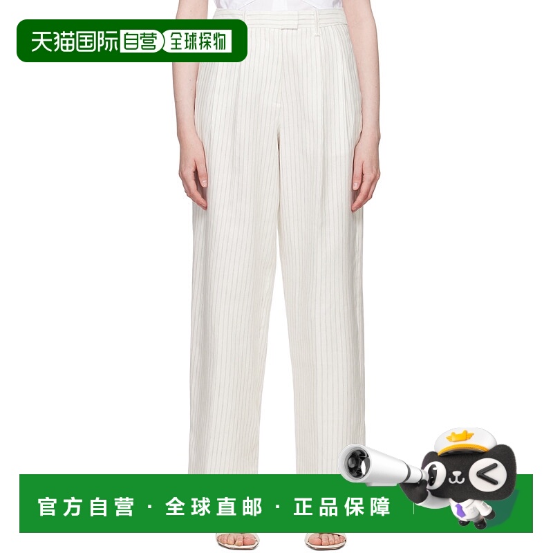 1h可退 香港直邮潮奢 rag bone 瑞格布恩 女士 白色 Newman 长裤