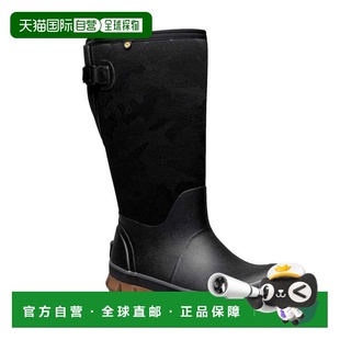 自营Bogs Whiteout Tonal Camo Adjustable Calf Boot Black  726