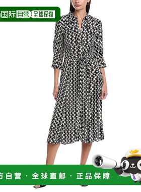 自营 Marella Gerusia Midi连衣裙-黑色 美国奥莱直发