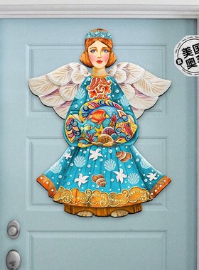 海天使圣诞家居装饰的 Designocracy 守护者 - 多色 【美国奥莱】