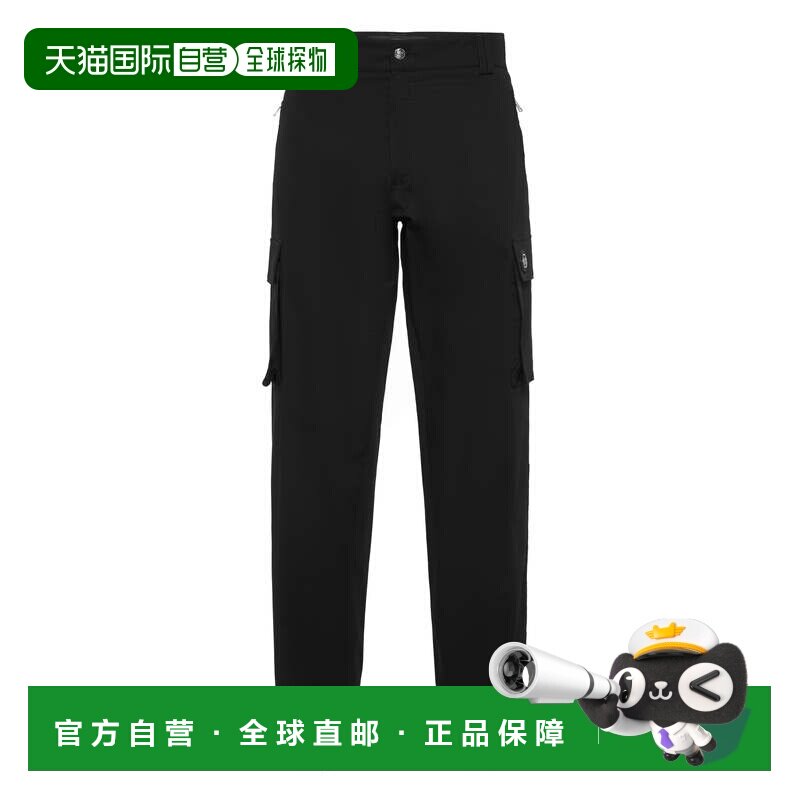 自营philipp plein基本货物慢跑器-黑色 休 美国奥莱直发休闲裤