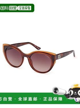 自营Guess Resin Women's Sunglasses - brown 美国奥莱直发