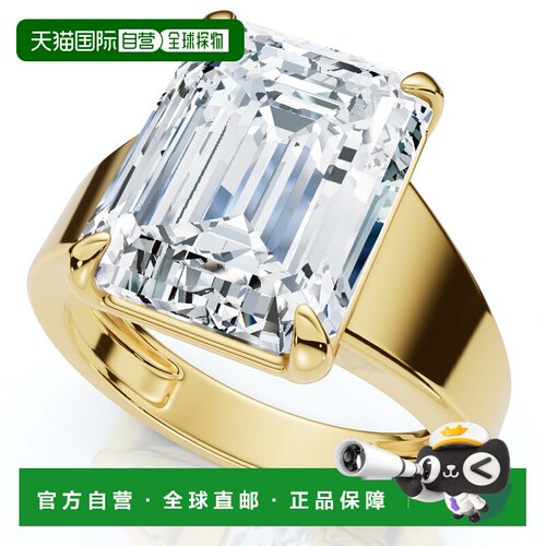 自营pompeii3Certified 6Ct Emerald Cut Stephanie Diamond Enga