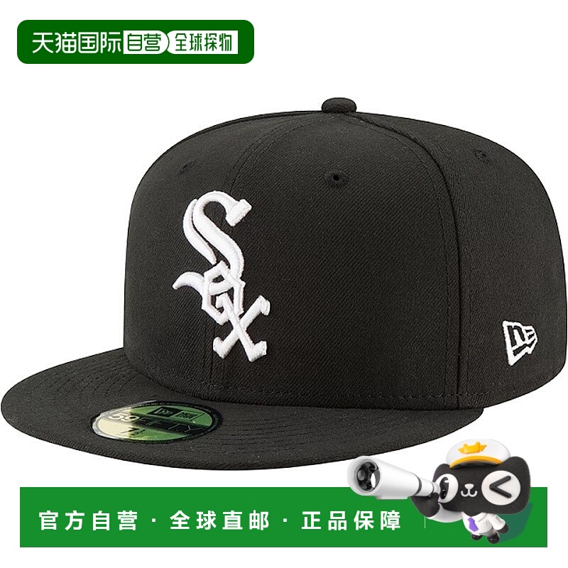 自营NEW ERA MLB AC PERF 59FIFTY男女通用黑色涤纶帽子