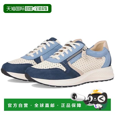 自营Women's Mephisto Kim Perf Sneakers Jeans Blue Velvet Lea