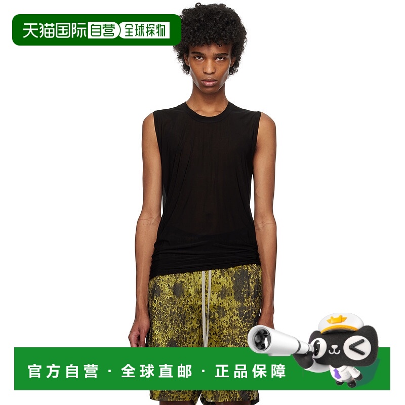 香港直邮潮奢 rick owens 瑞克 欧文斯 男士 黑色 Hollywood Basi