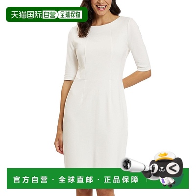 自营 Jude Connally Monique Sheath Dress - white 美国奥莱直发
