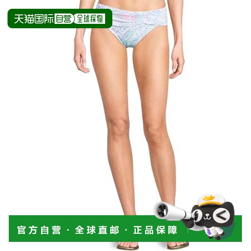 自营Lilly Pulitzer泻湖纱笼时髦女式泳装dr 63-蓝色 美国奥莱直