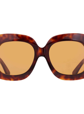 自营Valentino Orange Square Ladies Sunglasses VLS-180 C 59 -