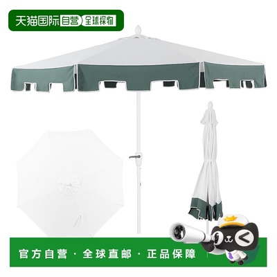 jonathan yBaiona 9 英尺经典 MidCentury 市场露台遮阳伞，具有