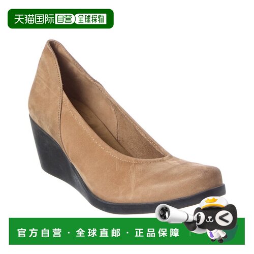 自营Arche Jobi Leather Pump - tan 美国奥莱直发女鞋坡跟鞋