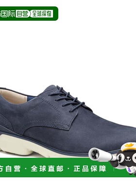 自营Johnston & Murphy Men's Trevor Plain Toe  Shoe - navy wa