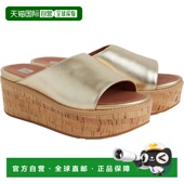 Eloise Wedge Sandals 自营FitFlop Platino Leather Heel Slide