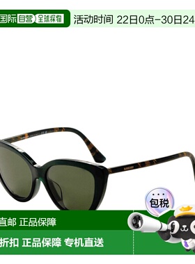 自营Burberry Women's 55mm Green Sunglasses - green 美国奥莱
