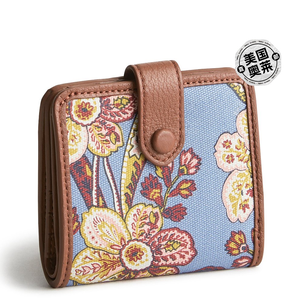 自营vera bradleyOutlet Oxford Canvas Small Tab Wallet - bego