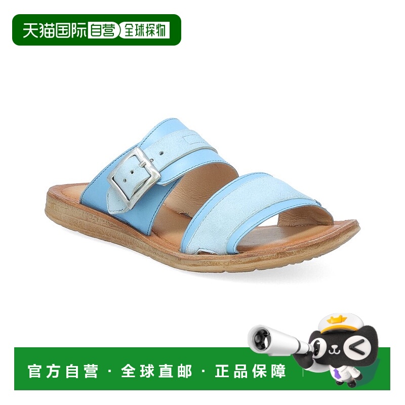 自营 Miz Mooz Florra 皮革和绒面革凉鞋 - 天空 美国奥莱直发