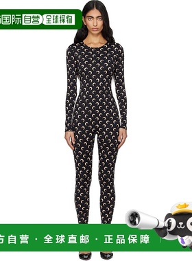 1h可退 香港直邮潮奢 Marine Serre 女士 黑色 Recycled Jersey M