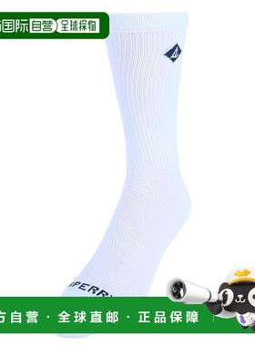自营 sperry男士舒适运动鞋中筒袜（3 双装）- 白色 美国奥莱直发