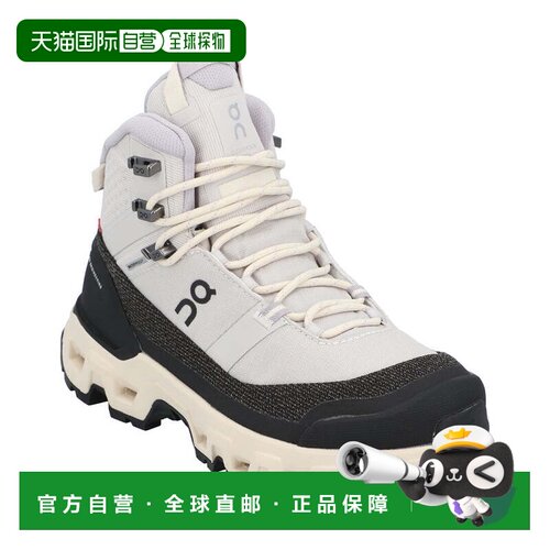 自营On Running Cloudrock Trek防水帆布运动鞋-银色 美国奥莱直
