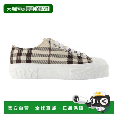 自营Lf Trn Jack L Check Sneakers - Burberry - Synthetic - Be