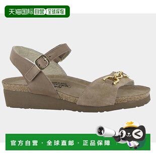 自营 naot女式奥布里绒面凉鞋Snl-杏仁绒面/树皮牛磨砂 美国奥莱