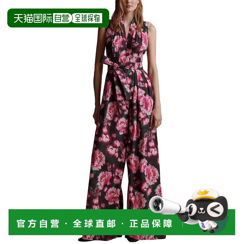 自营 Adam Lippes楠溪连身裤-黑色花朵 美国奥莱直发
