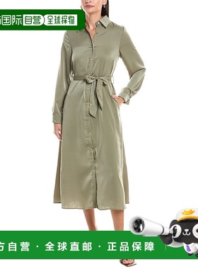 自营 anna kay安娜KAY马克西连衣裙-绿色 美国奥莱直发