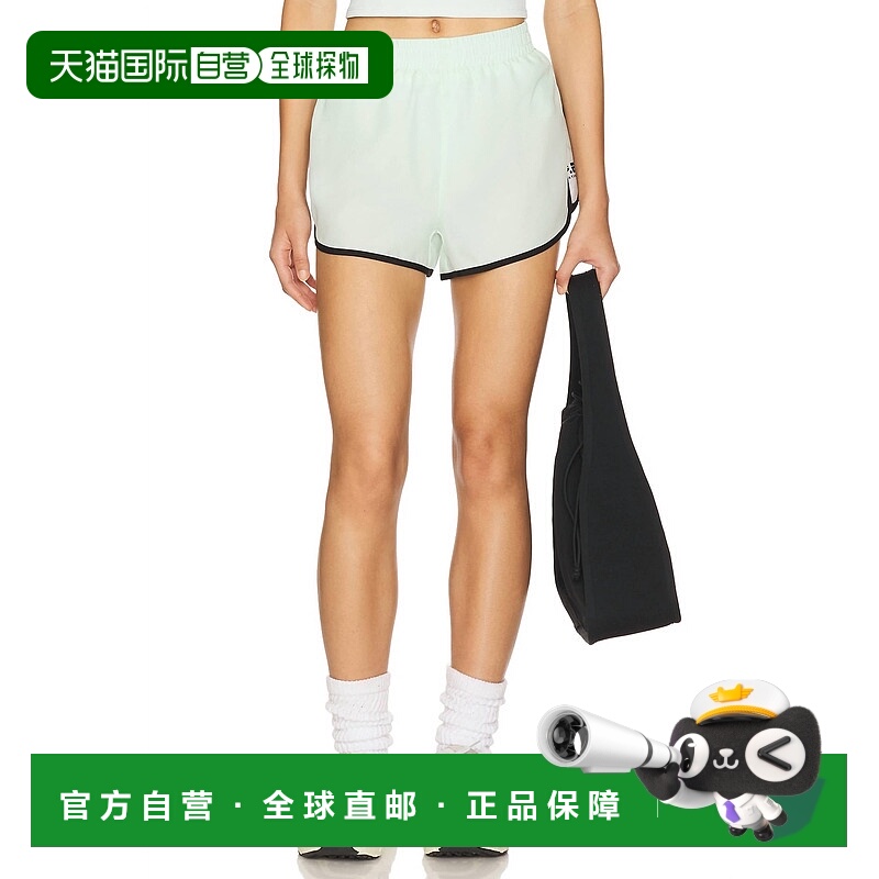自营p.e. nationPreset Short In Hint Of Mint & Optic White -