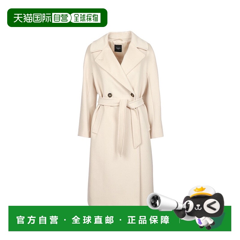 自营max maraIvory Resina Coat - neutrals 美国奥莱直发