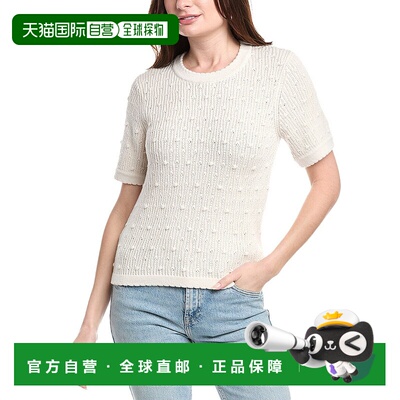 自营 splendid华丽的Eliza毛衣-白色 美国奥莱直发