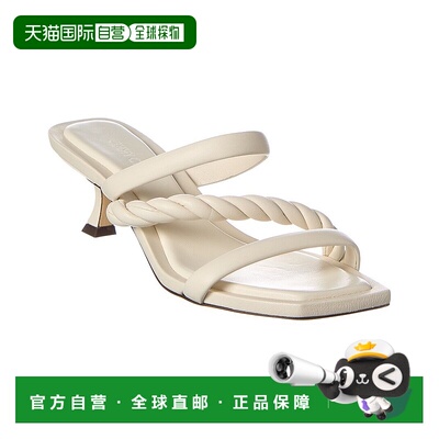 自营 Jimmy Choo Diosa 50皮革凉鞋-棕色 【美国奥莱】直发单鞋