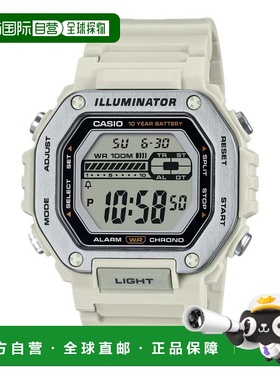 自营Casio Men's Heavy-Duty Digital Sport Watch with White Ba