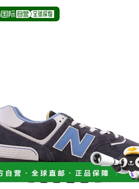 自营New Balance Men's 574 Sneakers - dark grey/blue 美国奥莱