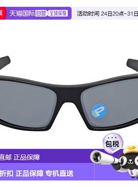 自营Oakley Gascan Polarized Black Iridium Wrap Men's Sunglas