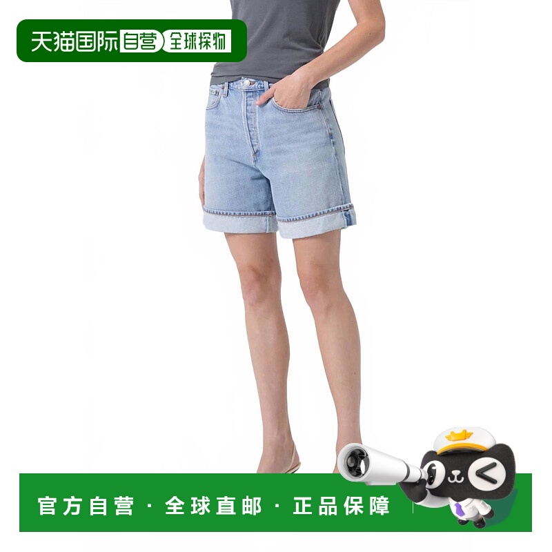 自营agolde蓝色女士短裤-蓝色 美国奥莱直发