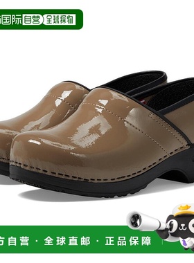 1h可退 【美国直邮】Sanita女士时装凉鞋真皮防滑时尚舒适 百搭透