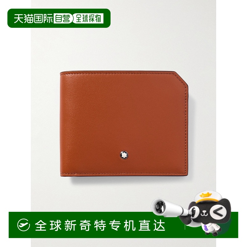 1h可退 香港直邮潮奢 Montblanc 万宝龙 男士 全粒面皮革皮夹钱包