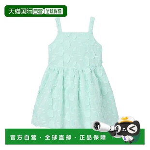 绿色 jackJanie和Jack花朵贴花连衣裙 美国奥莱直 and 自营janie