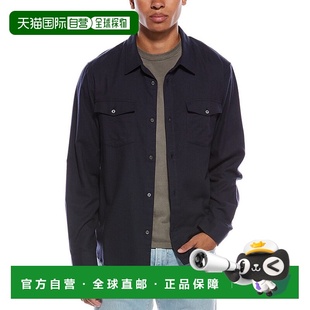 Pocket Wool Blend 自营FRAME blue Double Shirt 美国奥 Denim