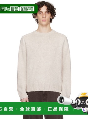 1h可退 香港直邮潮奢 Our Legacy 男士 灰白色 True Roundneck 针