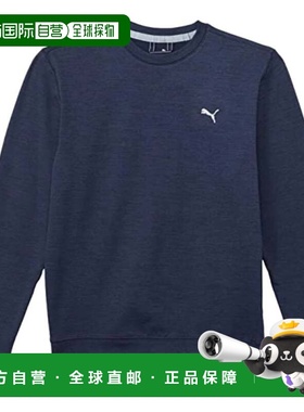 自营Kids Puma Cloudspun Sweater Navy Blazer Heather Crew Nec