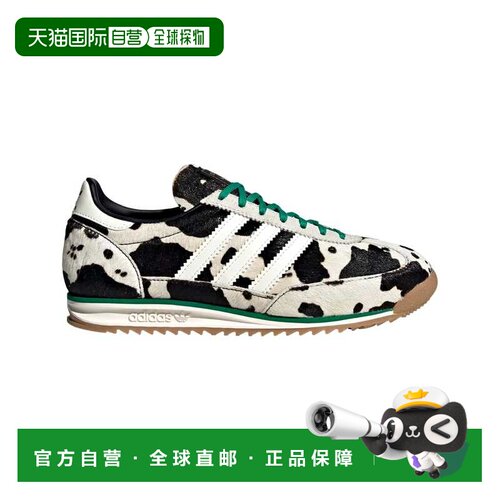 自营Adidas SL 72 OG Core黑色/灰白色/法院绿色JR1639女士-多 美