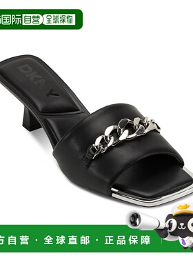 自营 dkny女式Jileen凉鞋-黑色 美国奥莱直发