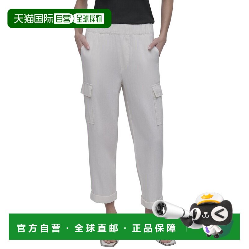 自营DKNY Midrise Relaxed Cargo Pant With Elasticate 美国奥